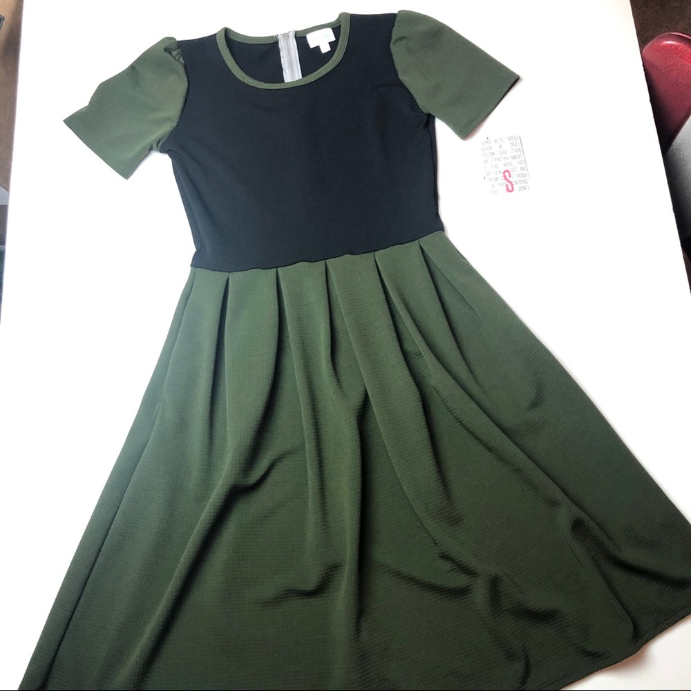 NWT Color block Dress - LuLaRoe Amelia S